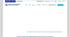 Desktop Screenshot of creativewebdesign123.com